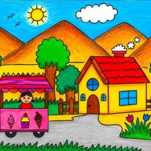 Ice Cream Cart by the Hills