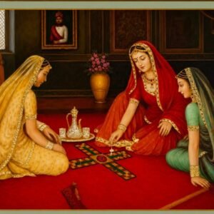 Ladies Playing Chaupar