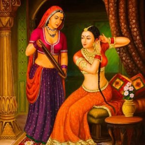 Lady at Her Toilette
