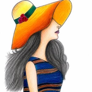 Lady in the Straw Hat