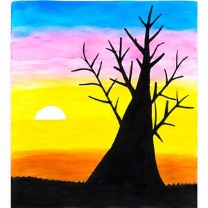 Lone Tree at Sunset