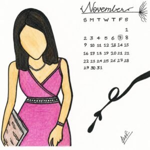 November Fashion Sketch