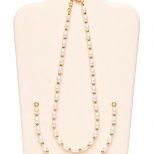 Pearl and Gold Layered Set