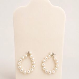Pearl Hoop Earrings