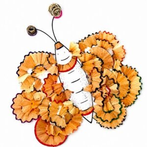 Pencil Shaving Butterfly