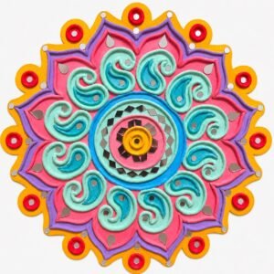 Quilled Paisley Mandala