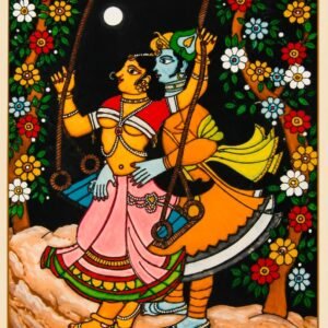 Radha Krishna on the Swing
