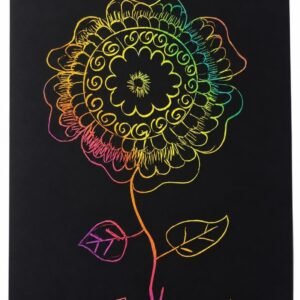 Rainbow Scratch Flower