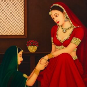 The Red Lehenga