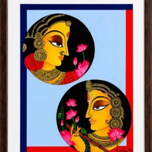 Two Faces in Lotus Circles