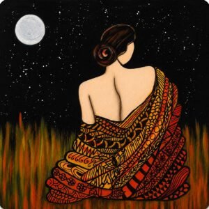 Zentangle Saree